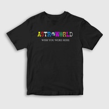 Presmono Unisex Çocuk Astroworld V4 Travis Scott T-Shirt