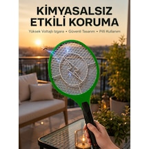 Mey İthalat Hafif Ve Ergonomik Elektronik Böcek Öldürücü - Güvenlik Koruması İle Pil Kontrollü