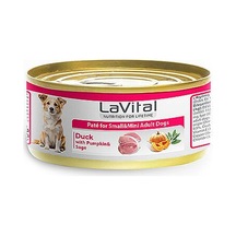 Lavital Gold Ördekli, Balkabaklı Ve Adaçaylı Mini Irk Yetişkin Köpek Konservesi 85 Gr