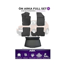 Dacia Sandero 2008-2019 5d Karbon Paspas Takımı +3d Pvc Bagaj Hav
