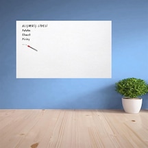 Ders Çalışma Yazı Tahtası Manyetik Duvar Stickerı Beyaz