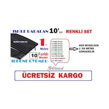 Daralan Makaron Apple Uyumlu iPhone Şarj Kablo Ucu Koruyucusu10 Lu Renkli Set
