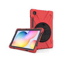 Galaxy P610 Tab S6 Lite 10.4 Kılıf Amazing Tablet Kapak - Kırmızı Diğer