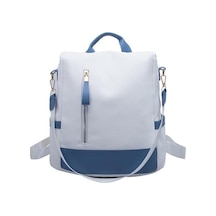 Fastbuy Kadınlar Okul Çift Omuz Büyük Kapasiteli Günlük Sırt Çantası Sky Blue Çok Renkli