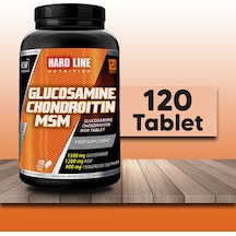 Hardline Glucosamine Chondroitin Msm 120 Tablet - Glukozamin