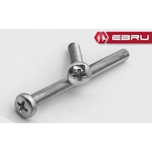 Hubrendy Kargo Yuvarlak Yıldız Başlı Ysb Civata M5x50 - 100 Adet