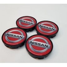 Jant Göbeği Nissan 65/60 60Mm Yuva 4Lü Set Kırmızı Plasto Damla