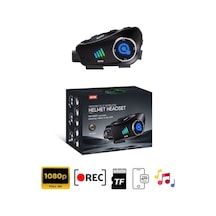 Q28 İntercom Kameralı Hd 1080p Kameralı Kask Kulaklık Su