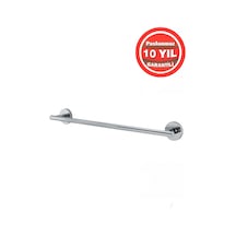 Çelik Banyo Paslanmaz Pirinç Flora 60 Cm Uzun Havluluk Krom