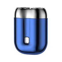 Erkekler İçin Çift Başlıklı Elektrikli Tıraş Makinesi - Mini Usb Tıraş Makinesi, Taşınabilir, Yıkanabilir Jinglong