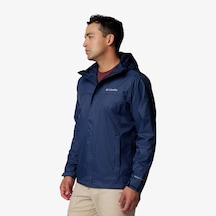 Columbia Watertight Erkek Lacivert Yağmurluk Düz Rm2433