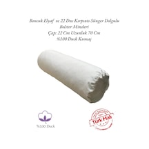 Bolster Minderi - Silindir Yoga Minderi Krem 2024-6 Bej