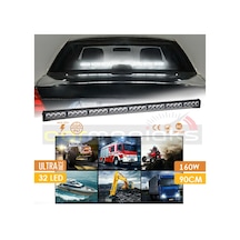 Off Road Acil Durum İkaz Tepe Lambası 32 Led 160w Kumandalı Çakar N11.353