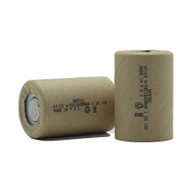 1.2v Ni-cd 4/5 Sc 1500 Mah Kağıt Şarjlı Pil 10c Başsız/flat Head