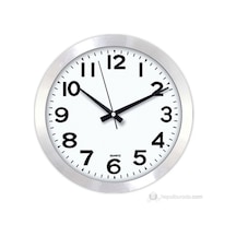 Time Gold Salon Ofis Duvar Saati Metal 30 Cm Altın