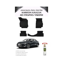 Audi A3 2020 Sedan Model Aracınıza Özel Karbon Kauçuk Paspas Takımı