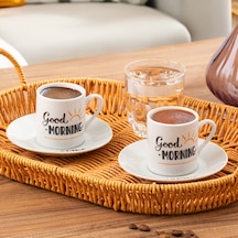 Porsima 06 Porselen 12 Parça Türk Kahve Fincan Takımı 90ml