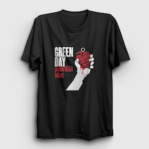 Presmono Unisex American Idiot Green Day T-shirt Siyah