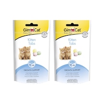 Gimcat Tabs Growth Support Yavru Kedi Ödül Tableti 2 x 40 G