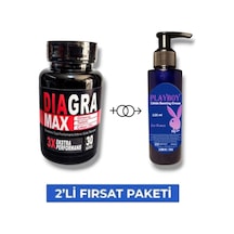 Diagra Max Erkek Performans Geliştirici 30lu Takviye Playboy Lib.ido Arttırıcı Krem 125 Ml