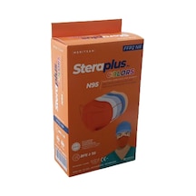 Steraplus Colors Ffp2 5 Katmanlı Telli N95 Maske Turuncu 10'lu