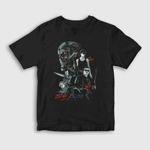 Presmono Unisex Çocuk Poster Film The Terminator T-Shirt
