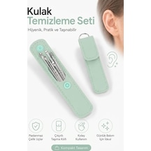 Kulak Temizleme Seti, 6 Parça Paslanmaz Çelik Araç Çok renkli