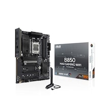 Asus B850 Max Gamıng Wıfı Amd B850 Am5 Ddr5 8000 Dp Hdmı 3x M2 Usb3.2 Wıfı 6e + Bt Aura Rgb 2.5gbıt Lan Atx 256gb A Kadar Ram Desteği 8+2+1