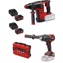 Einhell TP-HD 18/26 Li Bl + TP-CD 18/120 Li-i Bl Matkap 2x4.0AH Akülü Kömürsüz Set