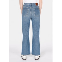 Colin's Colins 900 Larıs Straight Fit Yüksel Bel Düz Paça Kadın Mavi Jean Pantolon Cl1071517 Cl1071517 Q1.v1 Dn05763 Mavi