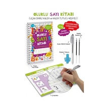 Oluklu Sayı Kitabı / Uçan Sihirli Kalem Ve Kalem Tutucu Hediyeli / 3+