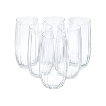 420415 Linka 6'lı Bardak - 600 Ml Şeffaf