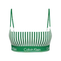 Calvin Klein Kadın Yeşil-beyaz Bikini Üstü Lv00q61130 4zf-15955