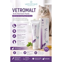 Professional Solutions Vetromalt Anti Hairball Paste Kediler İçin Tüy Yumağı Önleyici Malt Macunu 100 Ml
