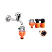 Venoa Vr010 Kelepçeli Musluk Hortum Adaptörü Stoperli 3 Parça 1/2''