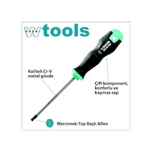 Weber Tools Top Başlı Allen Tornavida 100 x 150 MM