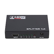 Xtechnx Xtechn012081 Powermaster Pm-12081 1080p 4kx2k 4 Port Hdmı Splitter Dağıtıcı 1.4v Kod:12081