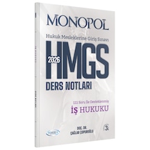 Hmgs İş Hukuku Ders Notları 3. Baskı Monopol Yayınları