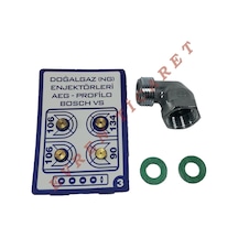 Doğalgaz Enjektör Ocak Memesi Dirsek Dönüşüm Seti - 474905572