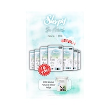 Sleepy Bio Natural 7 Al 6 Öde Gece Ped 18'li Ve Rosıe
