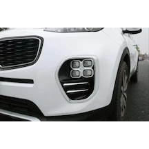 Sportage 2016-2019 Içın Uyumlu Ön Sıs Kaplaması Büyük Model Nıkelaj