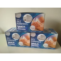 Sanus Steril Gaz Kompres 7.5Cm*7.5Cm 3 Kutu (300 Adet)