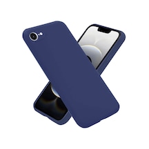 İphone 16e Kılıf First Silikon - Lacivert