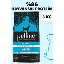 Petline Pretty Puppy Somonlu Yavru Kuru Köpek Maması Tüm Irklar İçin 3 KG