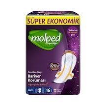 Molped Super Night Hijyenik Ped Ekonomik Paket Gece 16'lı 4'li Avantaj Paketi - 4 Adet Tarı