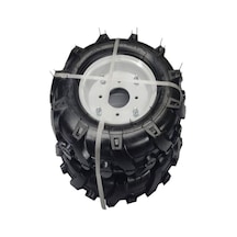 Çapa Teker 400x8 İç Dış Jantlı Tekli