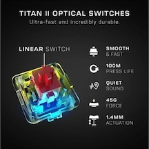 Roccat Vulcan Iı Max Optik-mekanik Pc Oyun Klavyesi Siyah Vulcan Iı Max Tactile