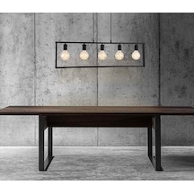 Mylights Retro Vintage Masa Üstü Metal Sarkıt Avize Rustik Sark