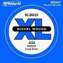 D'addario Xlb032 Xl Nickel Wound Bas Gitar Tek Teli - 0.032 İnç