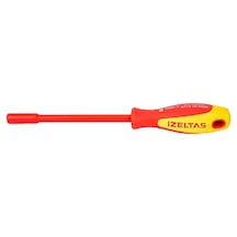 İzeltaş 4773190055 1000V Süngüsü İzoleli Lokma Uçlu Tornavida 5.5 MM